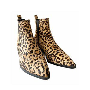 Steve Madden | Leopard Jerry Gore Booties | 9M